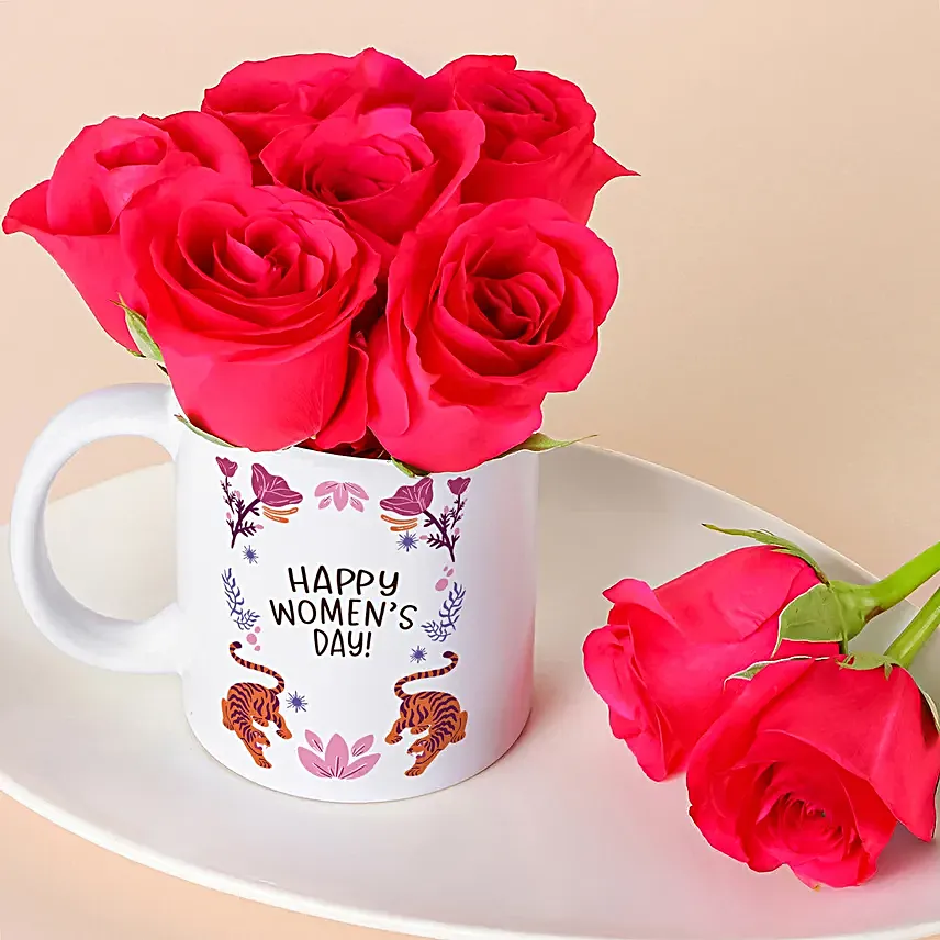 Womens Day Rose cup