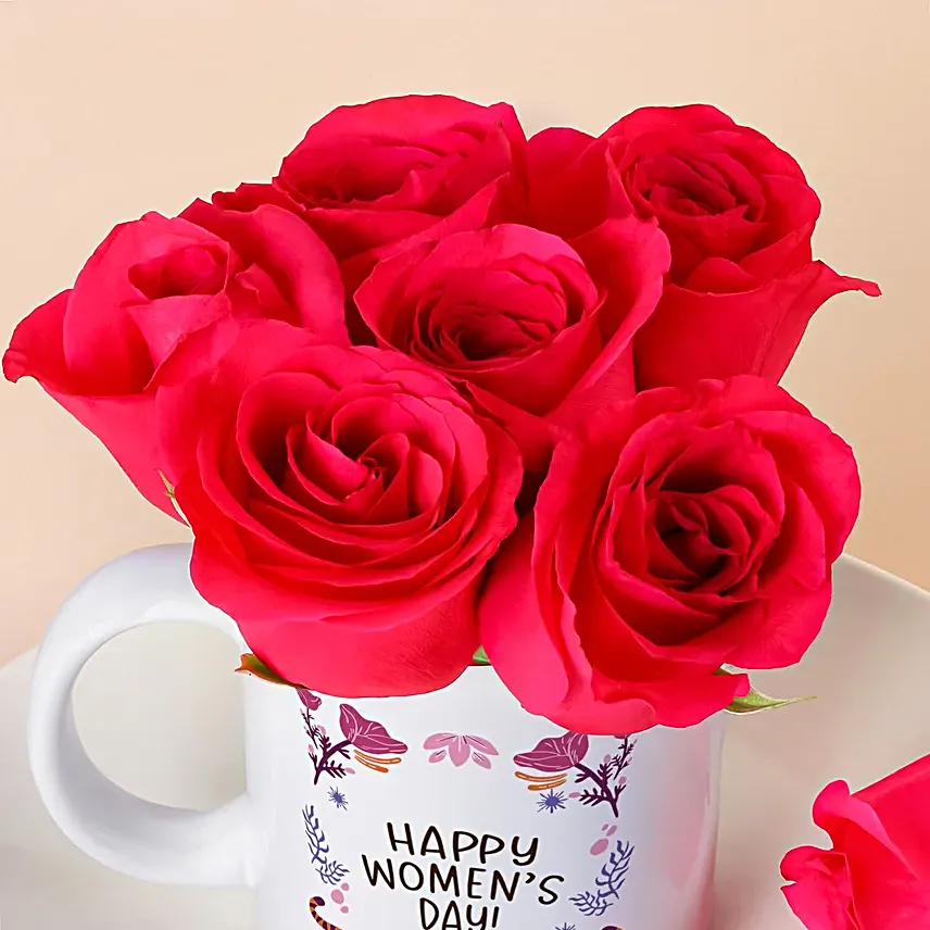 Womens Day Rose cup