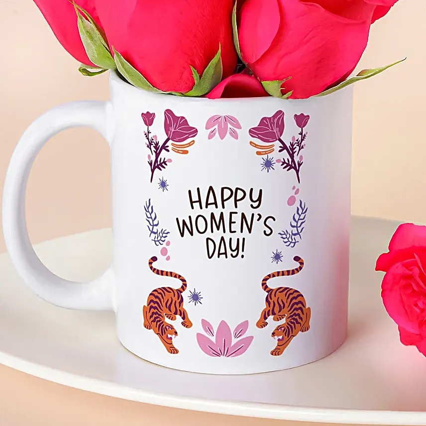 Womens Day Rose cup