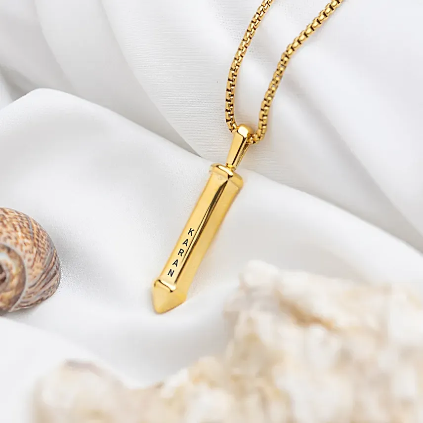 HexaBold Personalised Gold Locket
