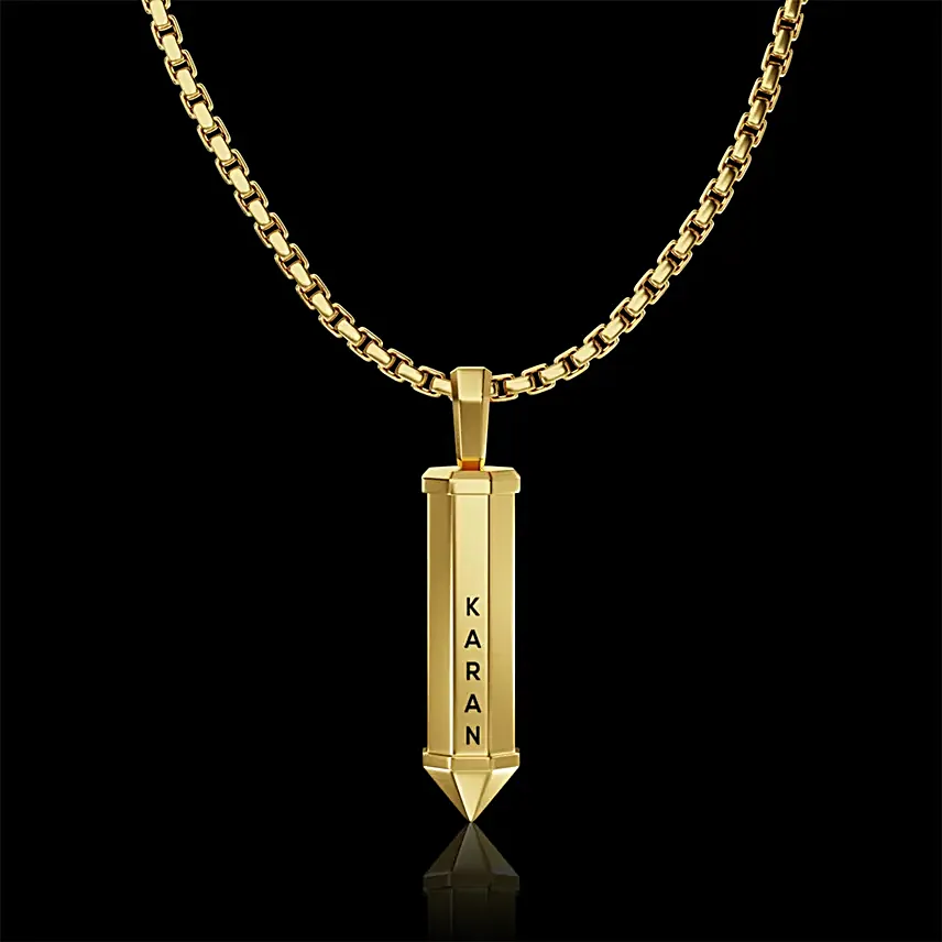 HexaBold Personalised Gold Locket