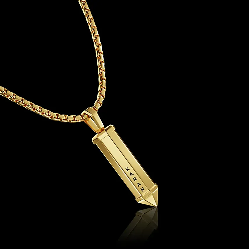 HexaBold Personalised Gold Locket