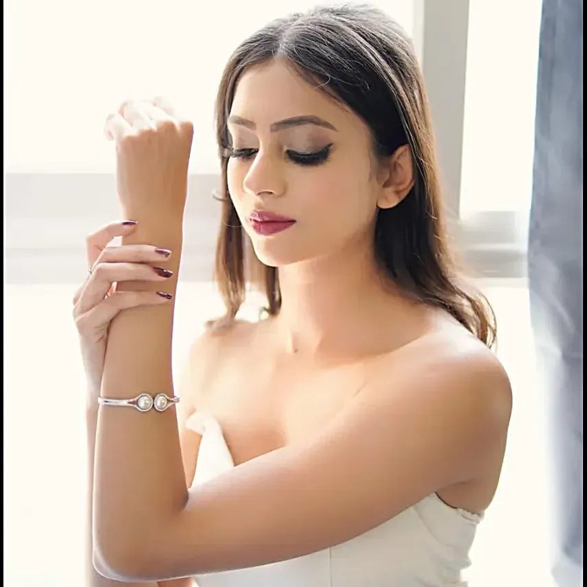 Beautiful Pearl Silver Bracelet