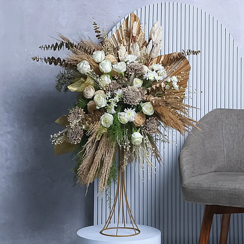 Rustic Roses N Daisies Warm Greetings