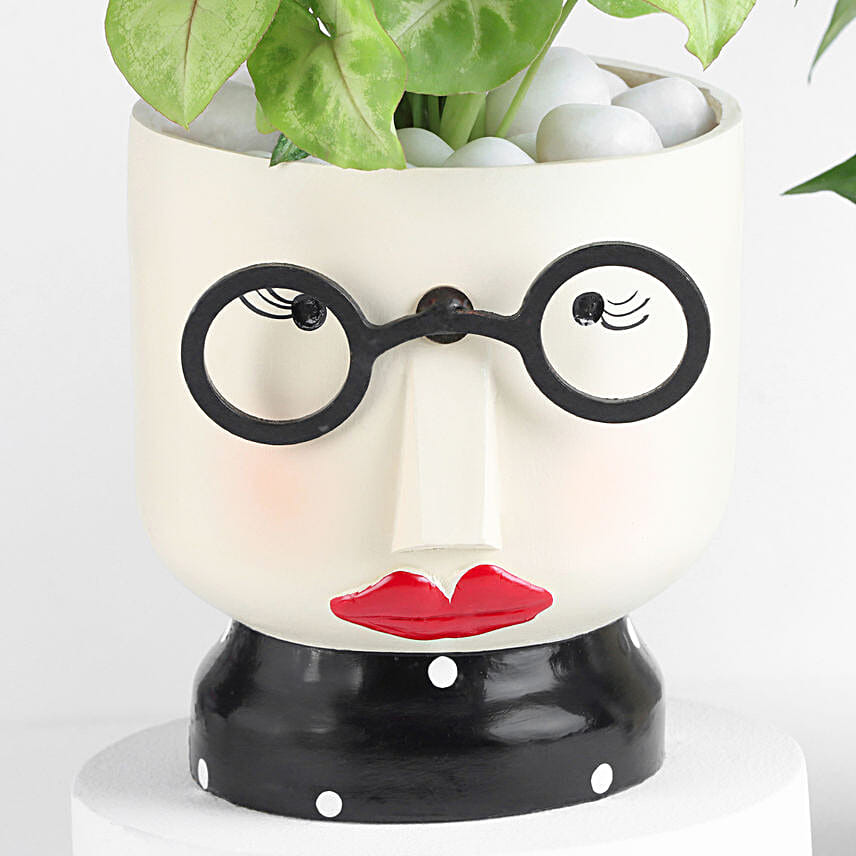 Quirky Miss Green Planter