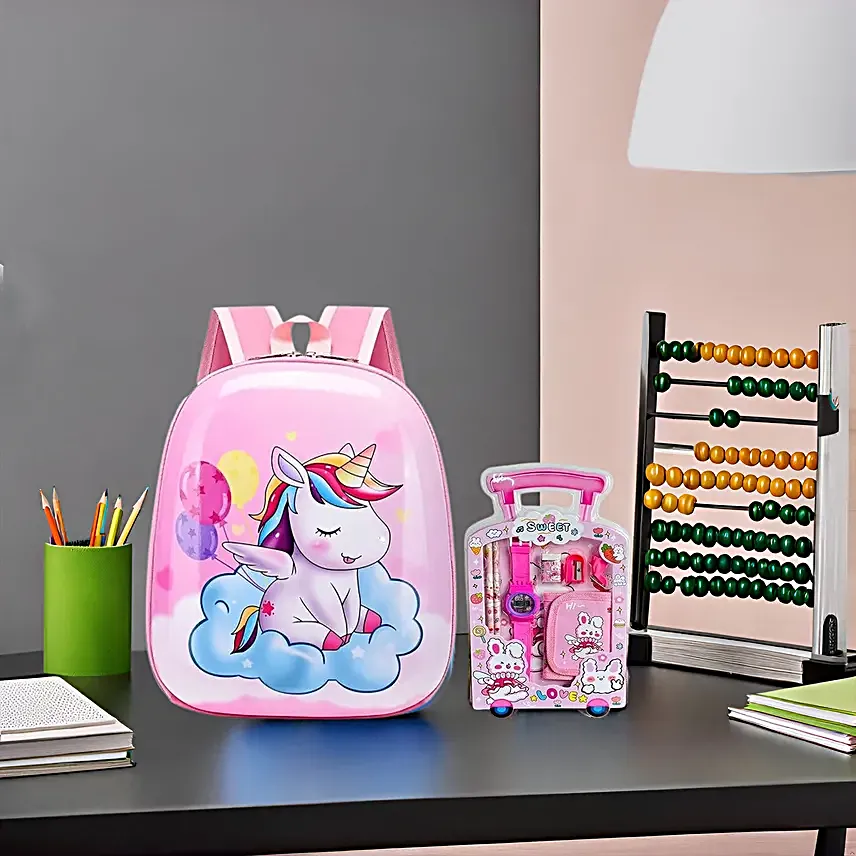 Stylish Travel Kit for Girls with Bag