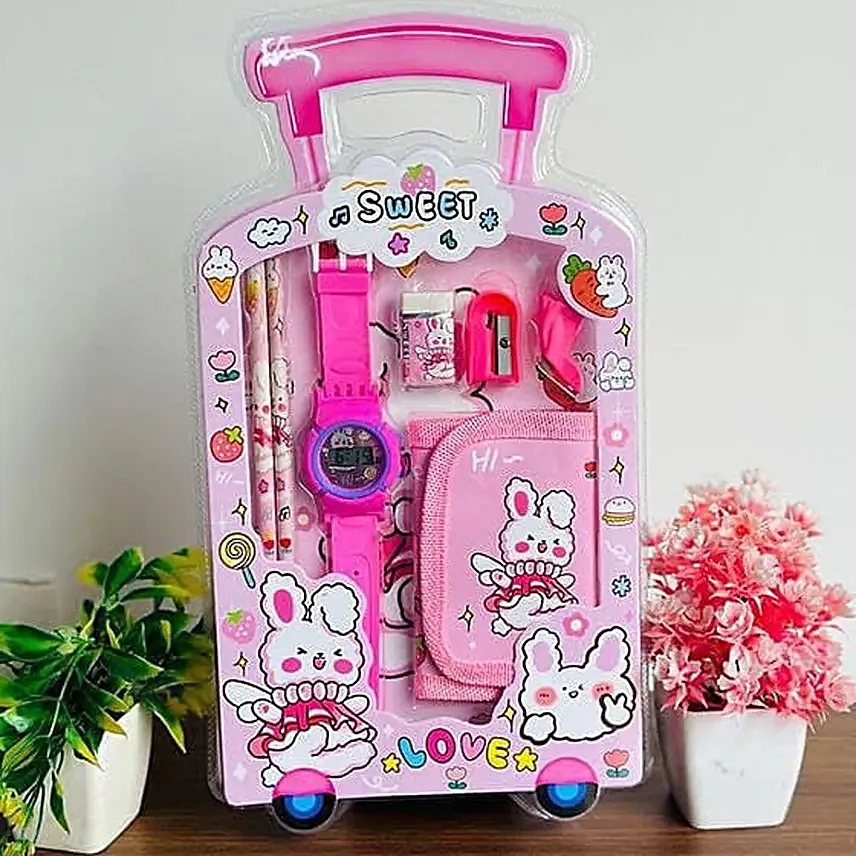 Stylish Travel Kit for Girls with Bag