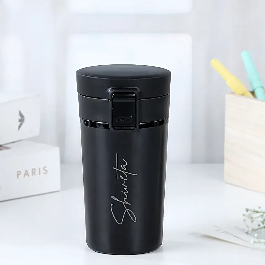 Personalised Borosil Hydra Coffeemate Travel Mug