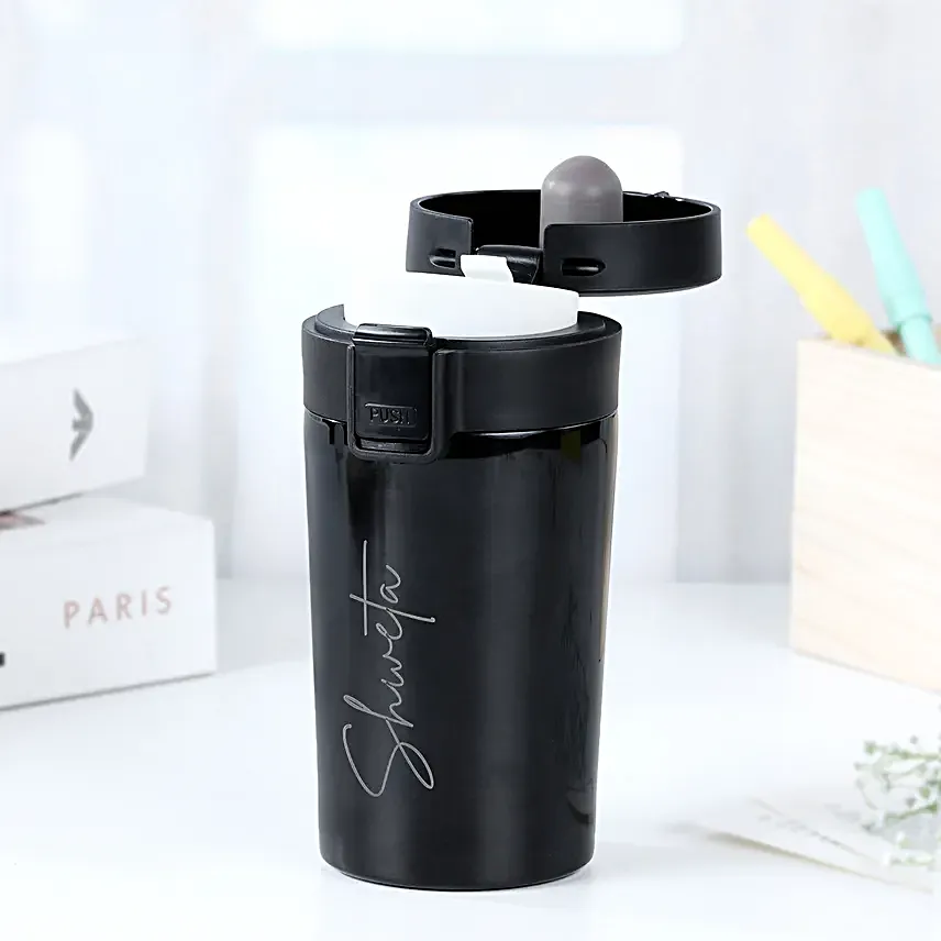 Personalised Borosil Hydra Coffeemate Travel Mug