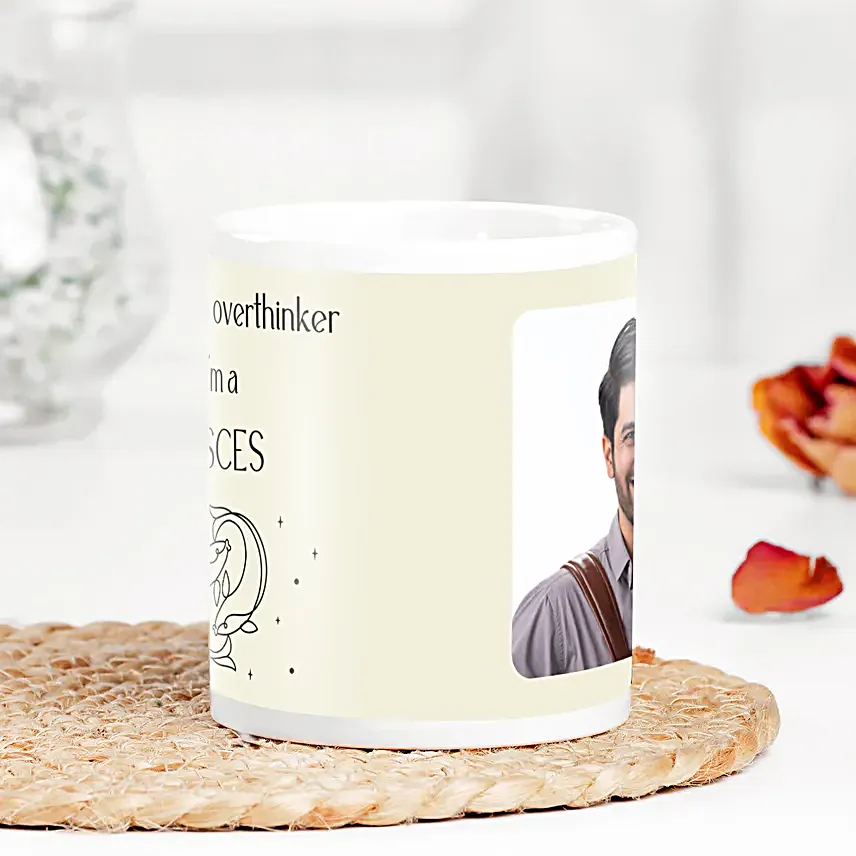 Personalised Pisces Special Photo Mug