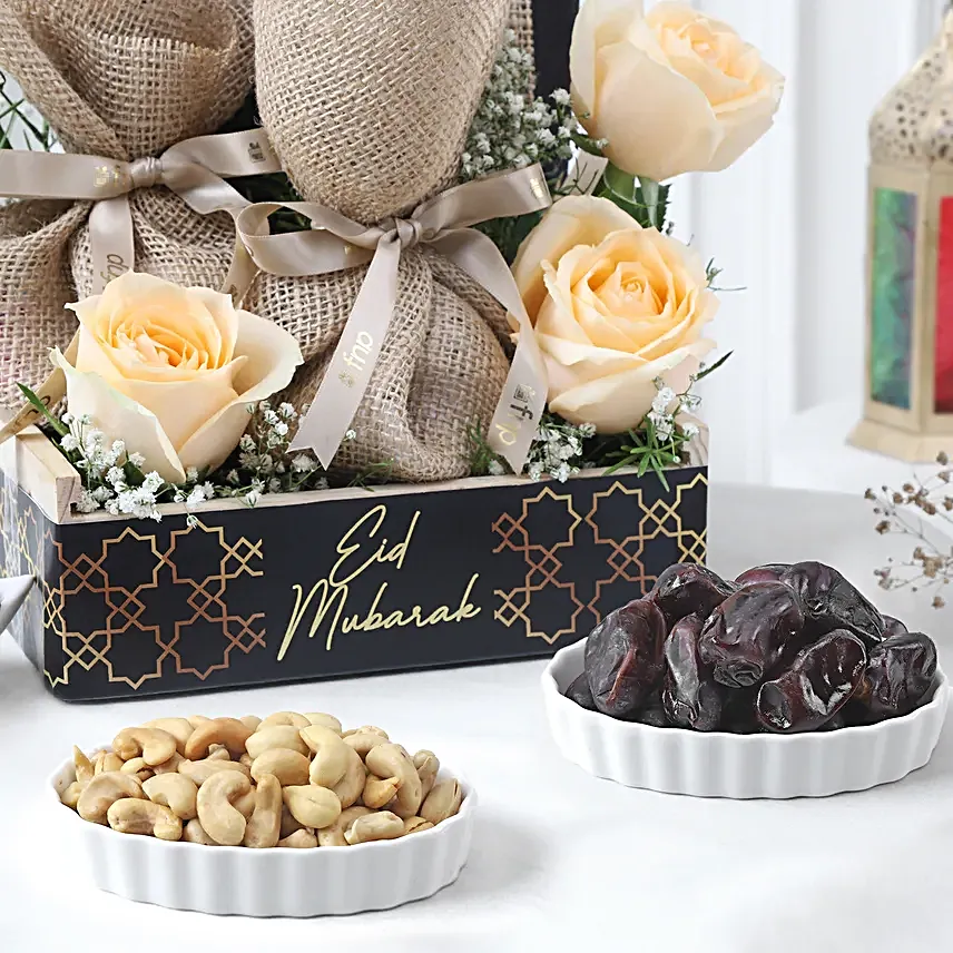 Roses N Nutty Eid Delight Hamper