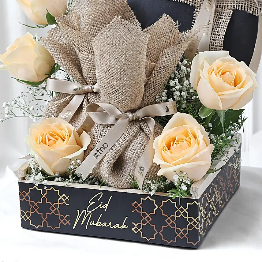 Roses N Nutty Eid Delight Hamper