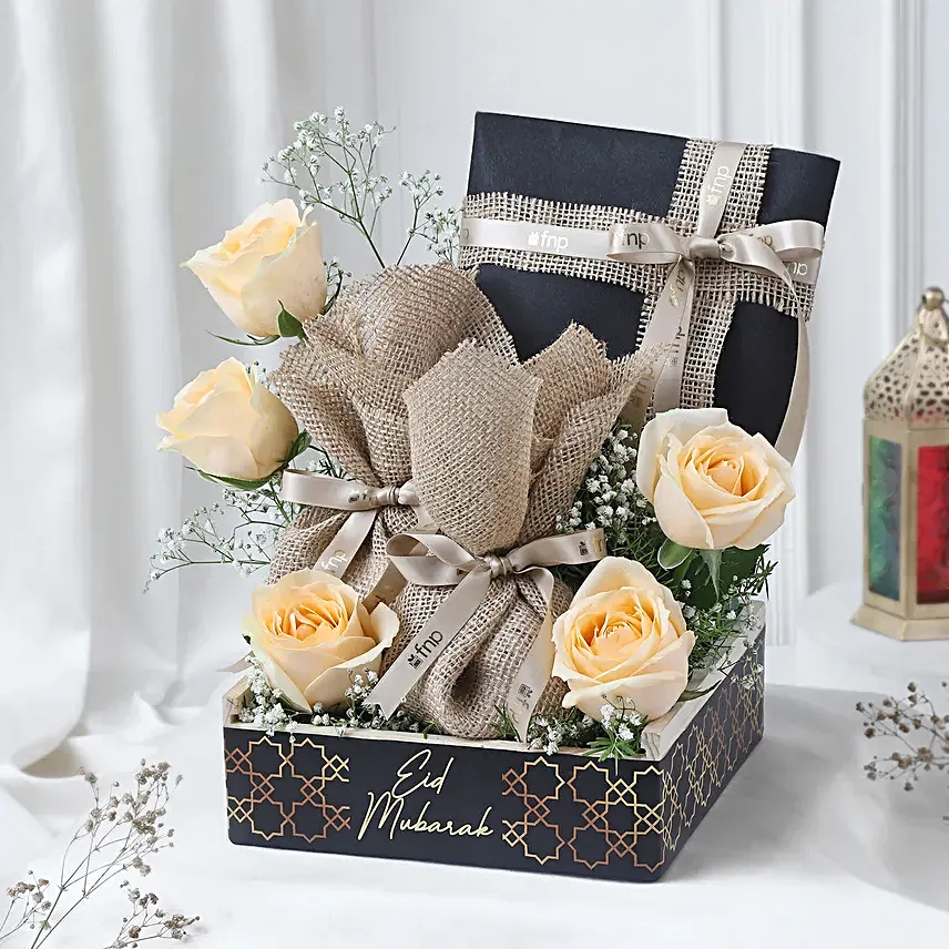 Roses N Nutty Eid Delight Hamper