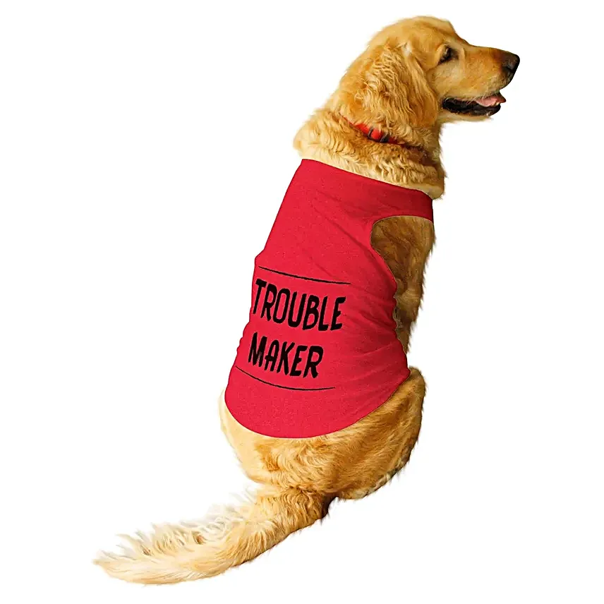 Ruse Troublemaker Tank T Shirt For Naughty Dogs S