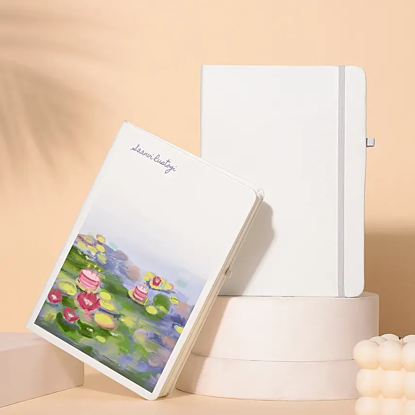 Personalised Cake By The Lake Notebook