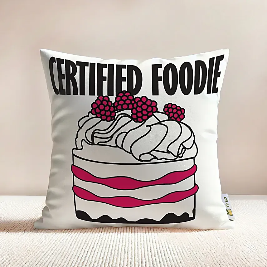 Cushion For A Certified Foodie