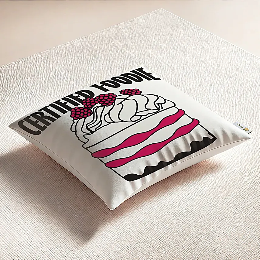 Cushion For A Certified Foodie