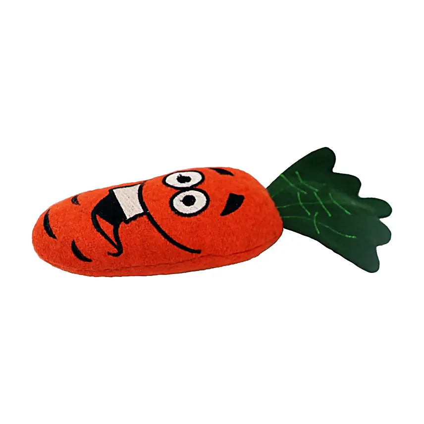 Pawpourri Catnip Carrot Plush Toy
