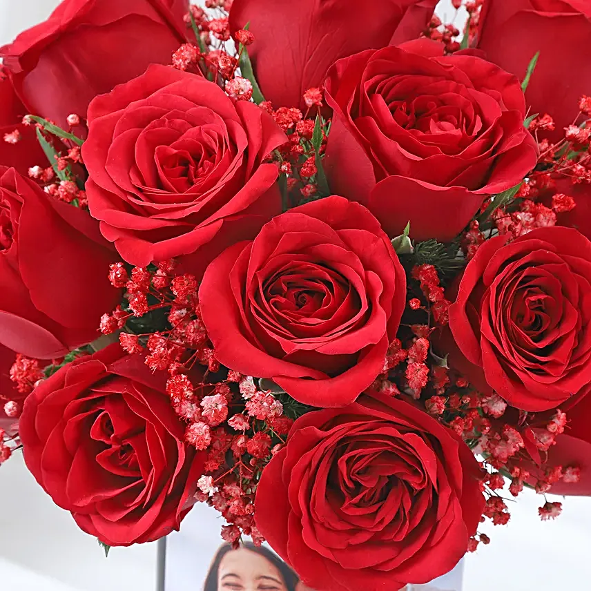 Personalised Rose Affair Gift Vase