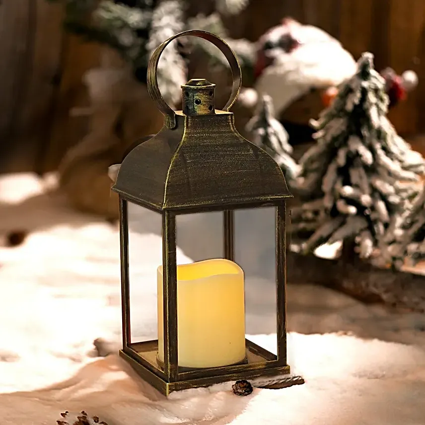 Vintage Vibes Candle Lantern Style Lamp