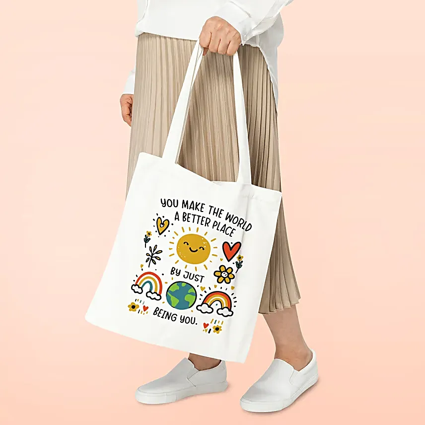 Be You Positive Vibes Gift Tote Bag