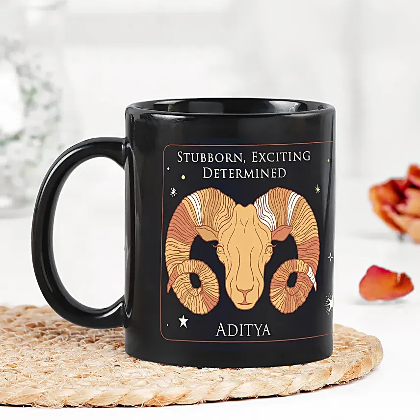 Personalised Aries Enigma Gift Mug
