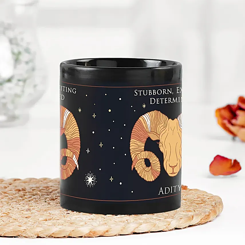 Personalised Aries Enigma Gift Mug