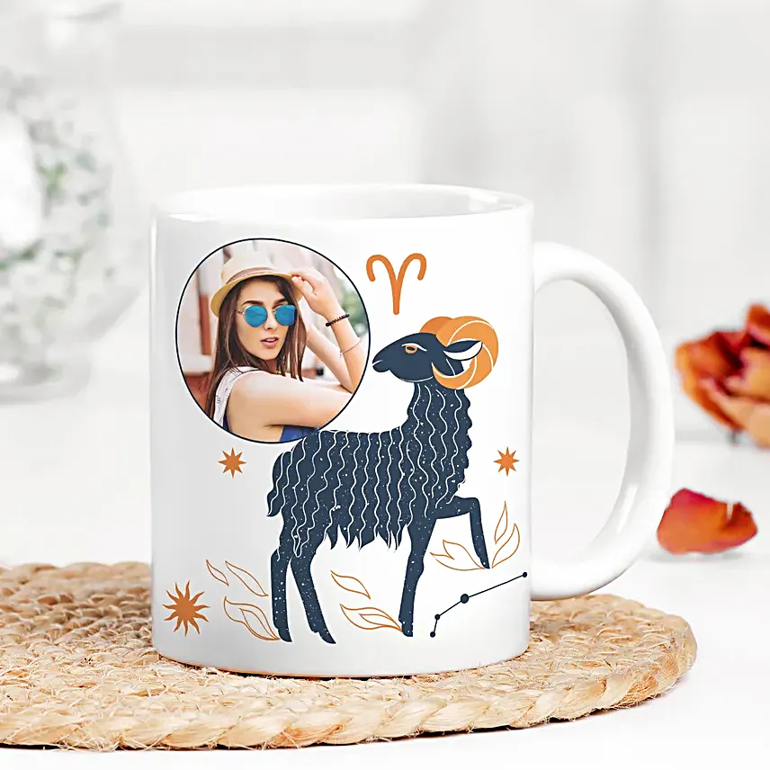 Personalised Aries Aesthetic Gift Mug