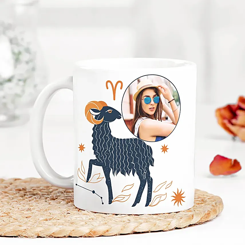 Personalised Aries Aesthetic Gift Mug