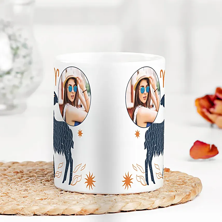 Personalised Aries Aesthetic Gift Mug
