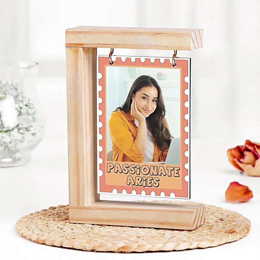 Personalised Aries Passion Photo Frame