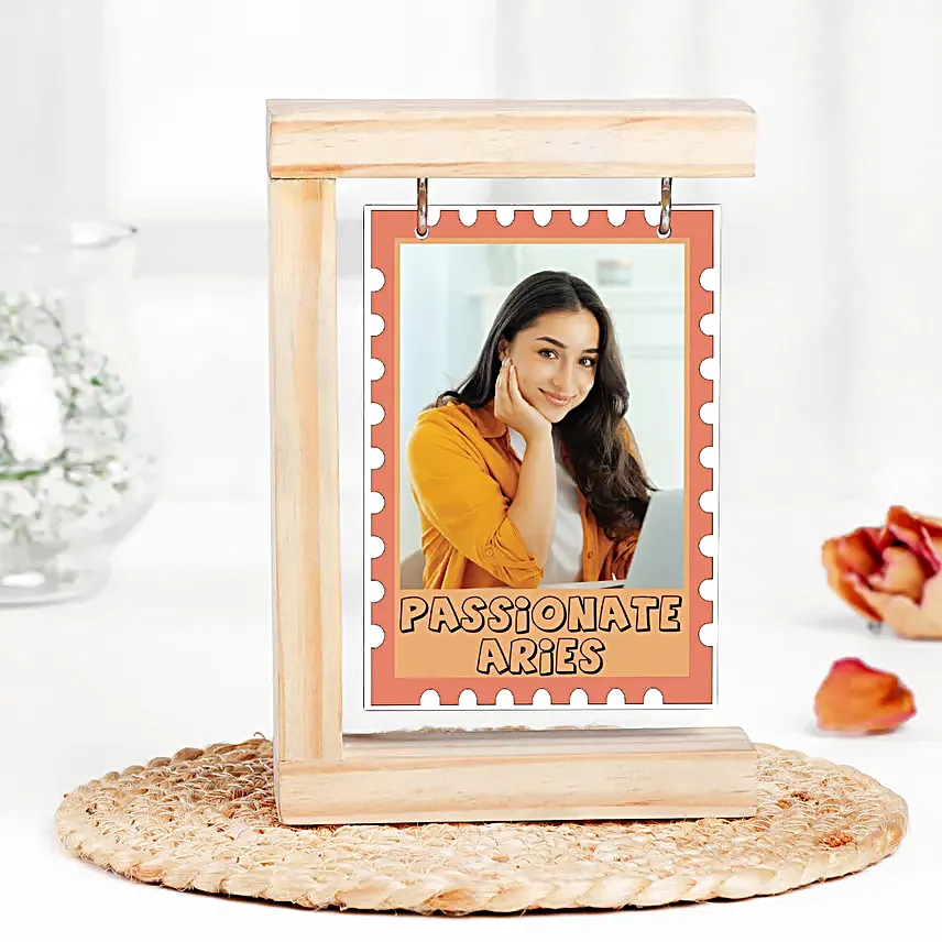 Personalised Aries Passion Photo Frame