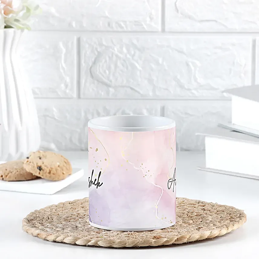 Personalised Golden Touch Name Mug