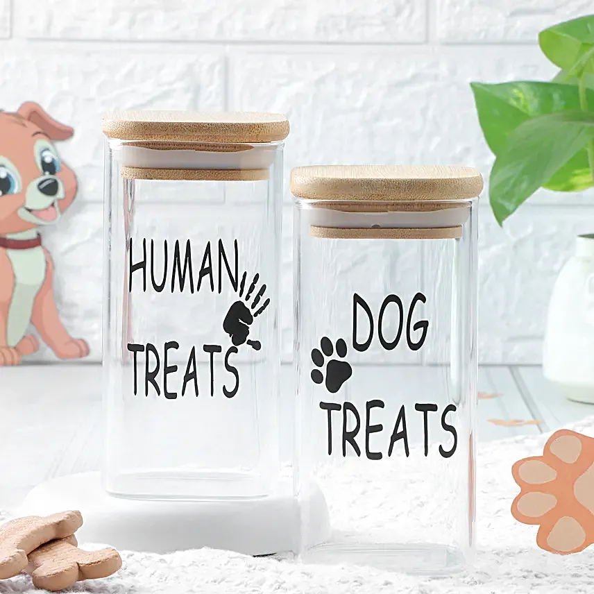 Human N Pet Treat Jar Gift Set
