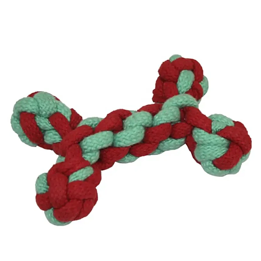 Pawpourri Christmas Theme Rope Toy For Dogs