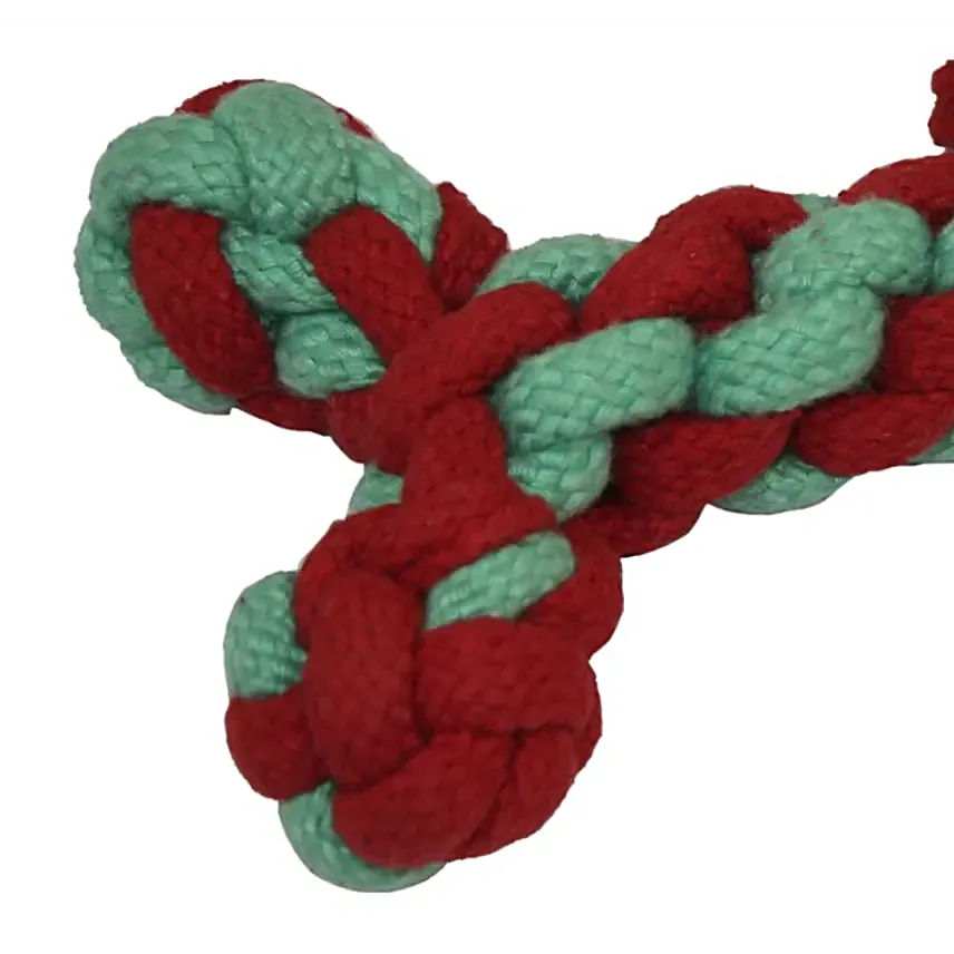 Pawpourri Christmas Theme Rope Toy For Dogs
