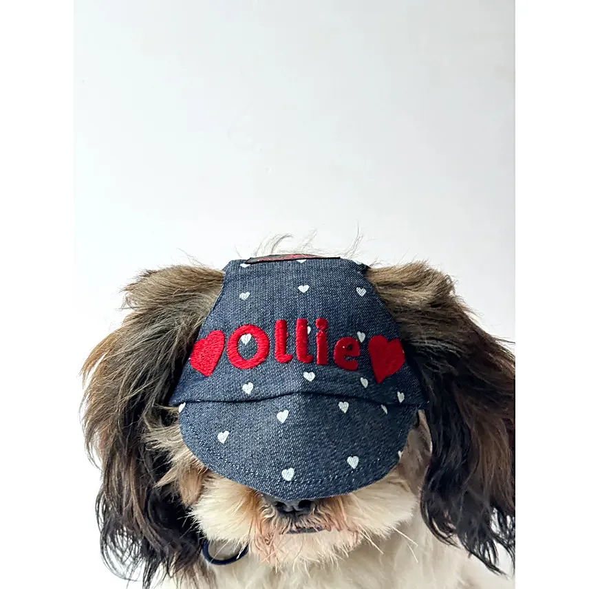Pawgy Pets Custom Hearty Denim Cap S