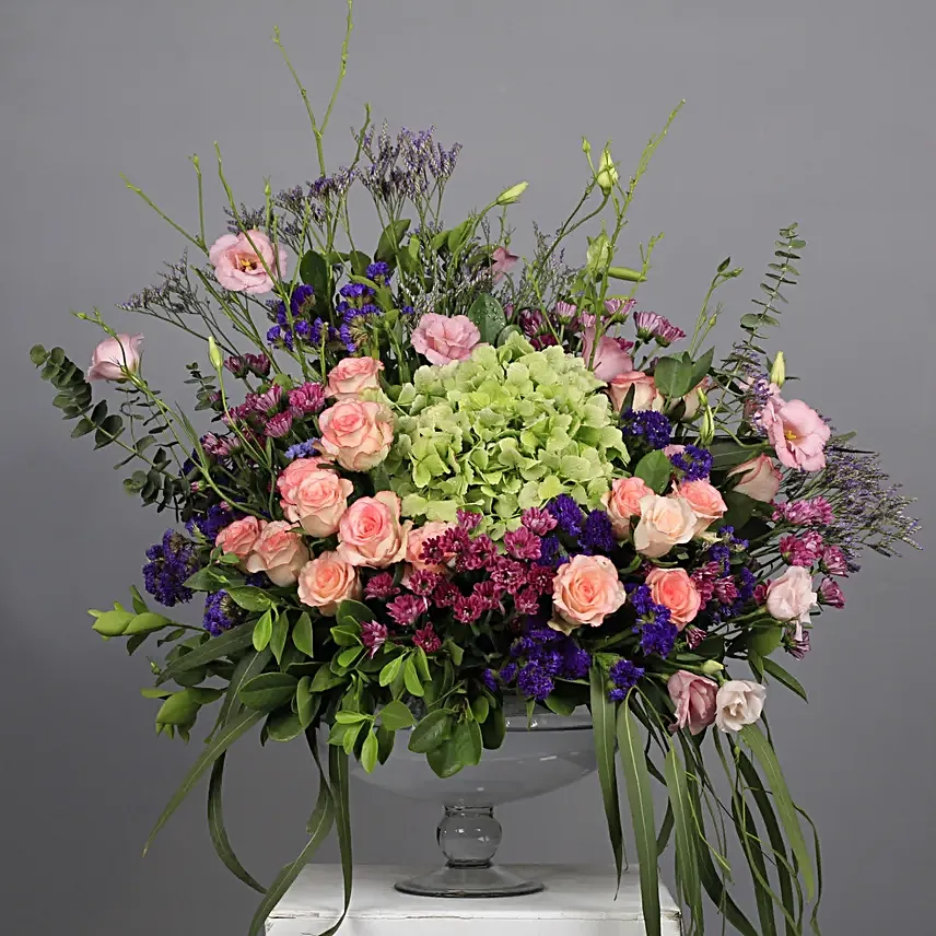 Blooming Elegance Floral Vase