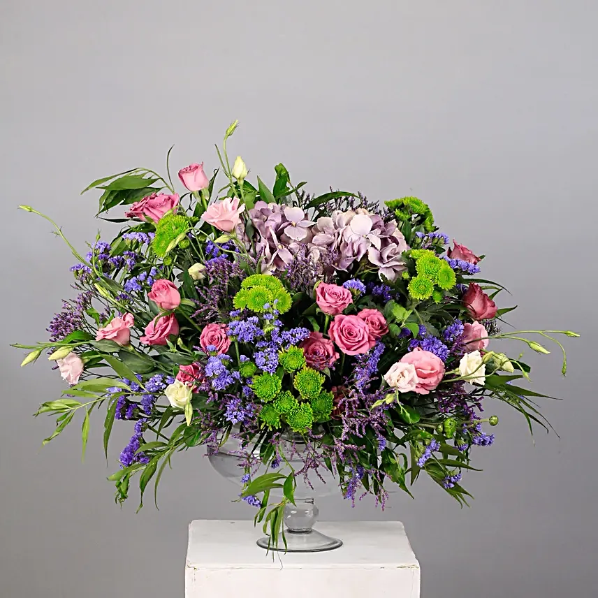Enchanted Bloom Floral Vase