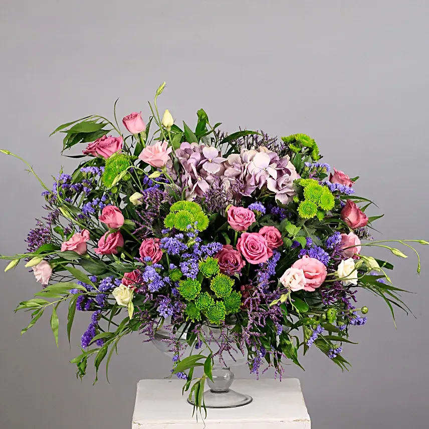 Enchanted Bloom Floral Vase