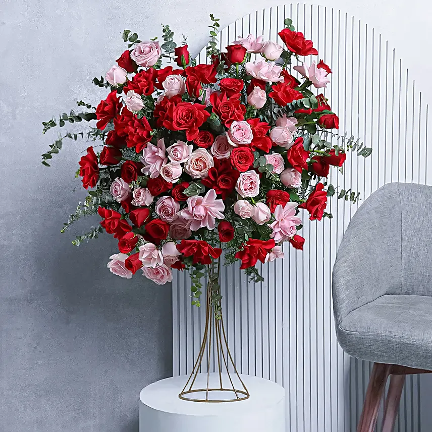 Rose Embrace Enchanting Arrangement