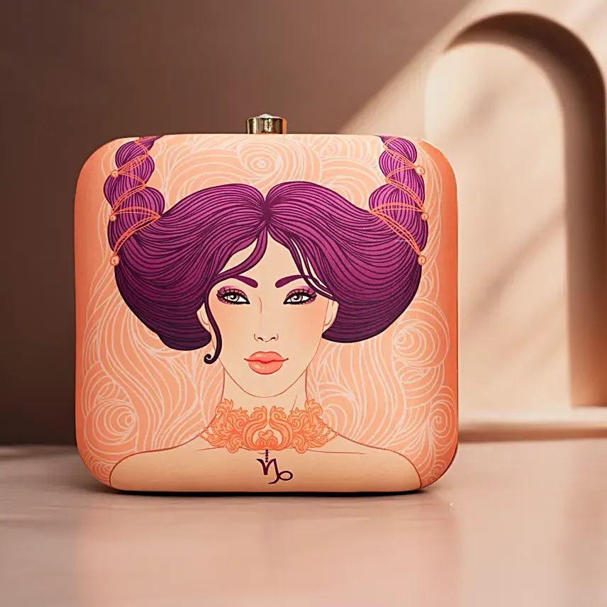 Capricorn Sun Sign Customised Clutch