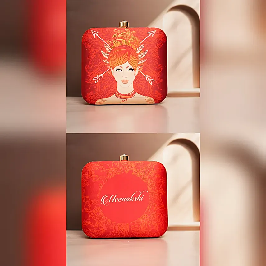 Sagittarius Sun Sign Customised Clutch