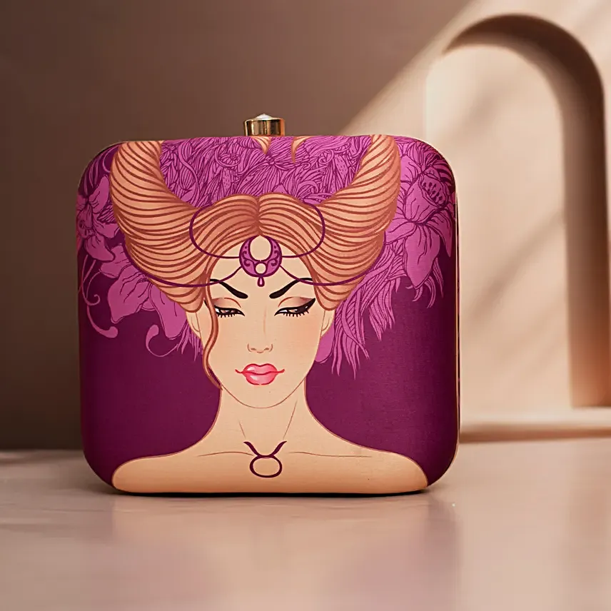 Taurus Sun Sign Customised Clutch