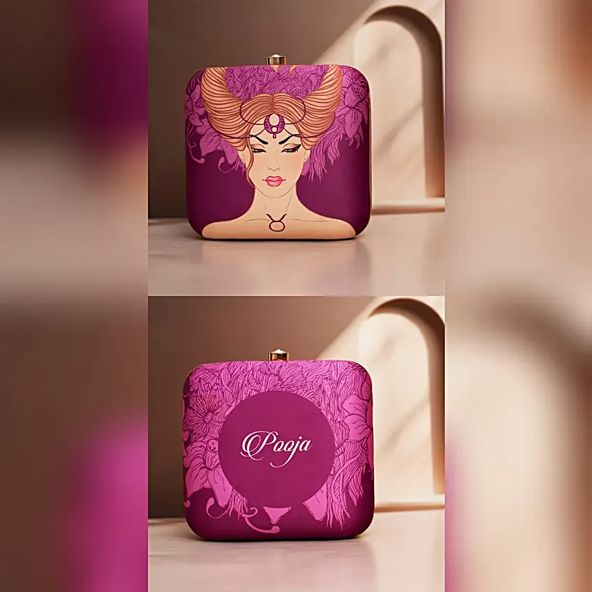 Taurus Sun Sign Customised Clutch