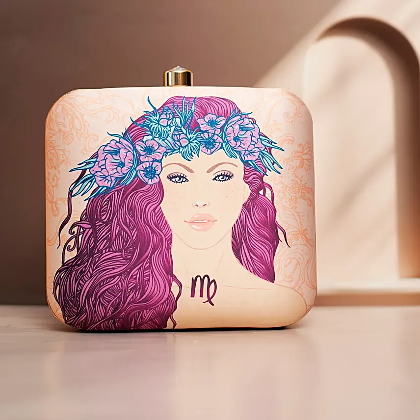 Virgo Sun Sign Customised Clutch