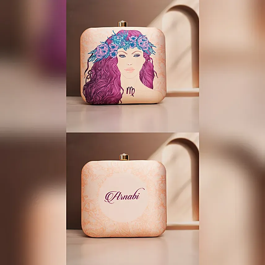 Virgo Sun Sign Customised Clutch