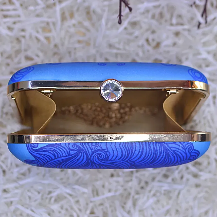 Aquarius Sun Sign Customised Clutch