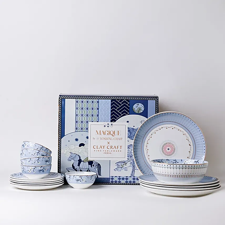 Magique River of Flowers 20-Pc Dinner Set