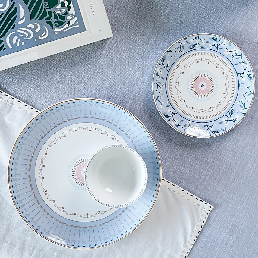 Magique River of Flowers 20-Pc Dinner Set
